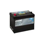 Aku 75Ah 630A 270x172x222mm, EA755 Exide